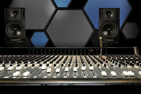 Hexagon, the most popular shape of all our geometrical patterns. Hex Foam Wall Panel with Vinyl : Steven Klein's Sound ...