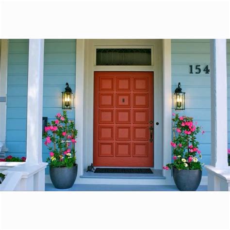A wide variety of city garage doors options are available to you, such as project solution capability, open style, and warranty. Cute door! Especially the color!! | Stylish home decor ...