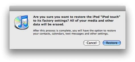 How To Restore Your Ipod To Factory Settings