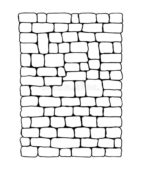Sketch Of Brick Wall At Explore Collection Of