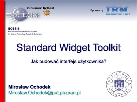 Ppt Standard Widget Toolkit Powerpoint Presentation Free Download