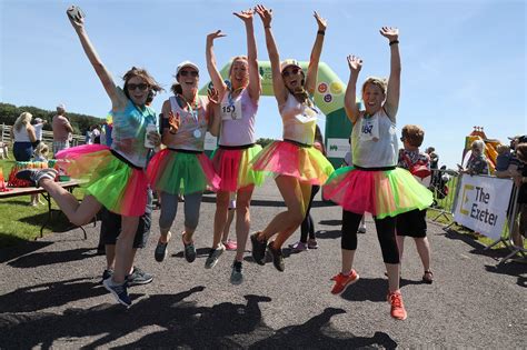 Rainbow Runners Make Colourful Splash At Exeters