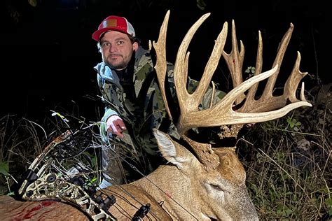 Kansas Hunters First Ever Archery Deer Is One Of The Biggest Bucks Of