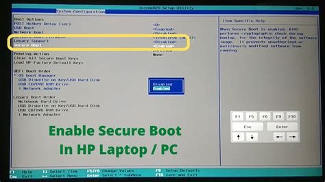 How To Enable Secure Boot In Hp Laptop Pc Windows How To