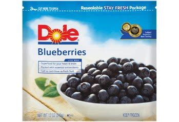 Dole fresh blueberries upc dole fresh blueberries pack out date dole fresh blueberries lot code; Food Corner: Dole Blueberries