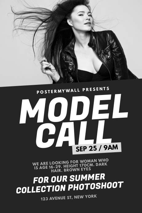 Models Casting Call Flyer