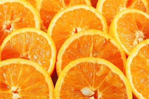 Sliced Oranges Closeup Stock Photo Image Of Fruit Breakfast 24555732