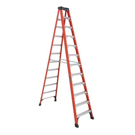 Goplus Ft Fiberglass Step Ladder Folding Step Pro Platform Ladder Tool