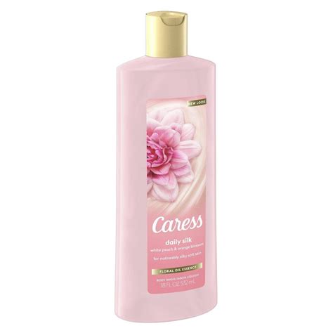 Caress Daily Silk White Peach And Orange Blossom Scent Body Wash Soap