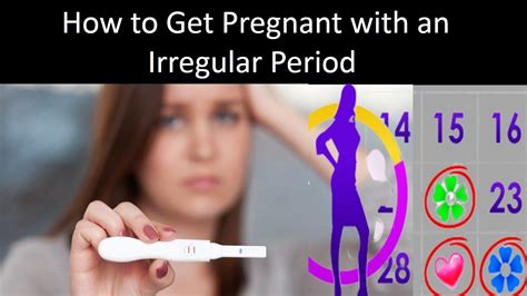 How To Get Pregnant With An Irregular Period Youtube