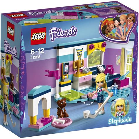 This friends lego set encourages role play, as builders pretend to be firefighters, astronauts, and doctors, via their and there's a climbing wall, a grooming area for the horse, and mia's bedroom. LEGO Friends Stephanie's Bedroom - 41328 | BIG W