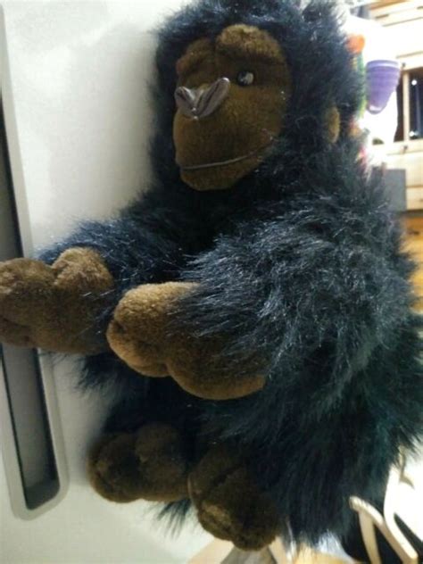 Rare Wallace Co 1991 Zoo Pals Black Gorilla Stuffed Plush Toy 10 Ebay