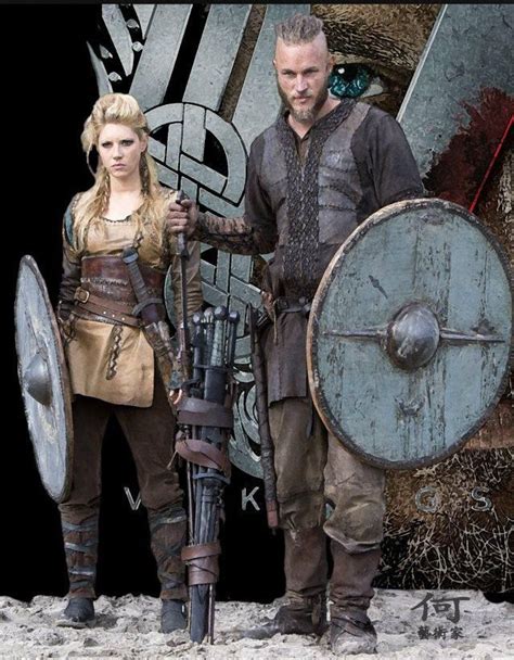 Lagertha And Ragnar Viking Halloween Costume Vikings Halloween Couple