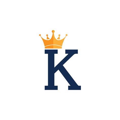 Initial Letter K With Crown Logo Branding Identity Logo Design Template