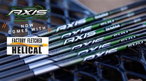 Easton Axis Now Comes With Factory Helical Fletching