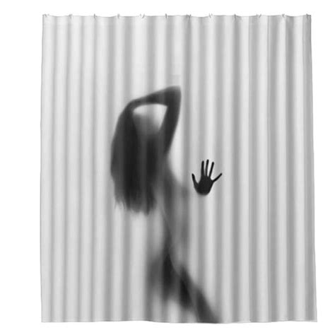 Sexy Lady Bathing Shadow Design Shower Curtain Shop Today Get It