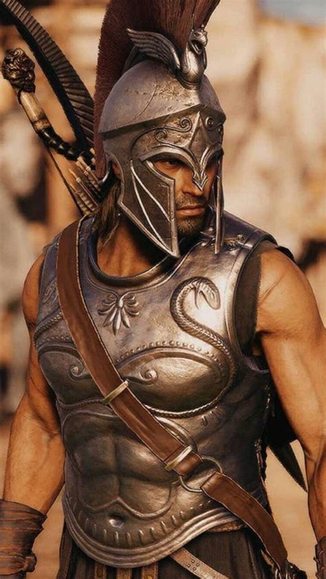 Pin By On Spartan Warrior Greek Warrior Assassins Creed Art