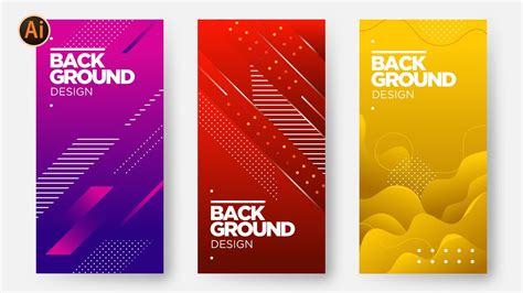 Colorful Abstract Background Design Adobe Illustrator Tutorial Youtube