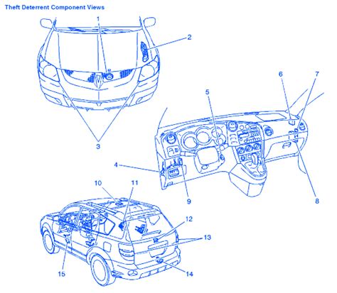 Pontiac Vipe All 2008 Component Electrical Circuit Wiring ...