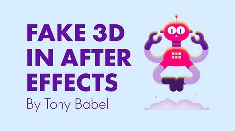 After Effects Tutorial Fake 3d With Shape Layers Youtube