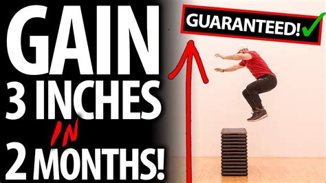 How To Increase Your Vertical Jump 3 Inches In 2 Months Youtube