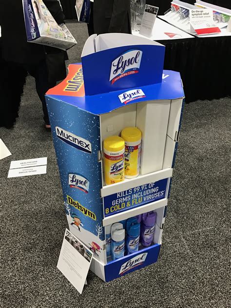 Lysol Free Standing Unit Looking To Get Noticed With Your Point Of