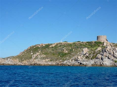 Santa Teresa Di Gallura Sardinia The Aragonese Tower — Stock Photo