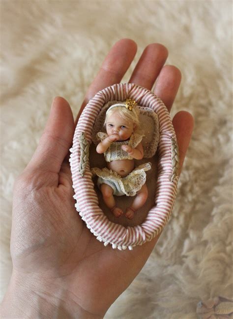 Ooak Polymer Clay 112 Dollhouse Scale Miniature Baby Girl Yivartdolls