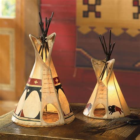 Teepee Lamp In 2019 Native American Decor