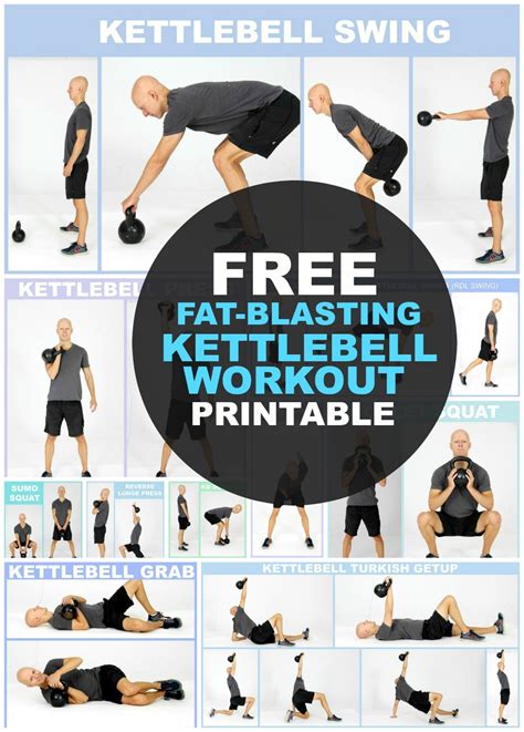 5 day kettlebell workout routine for strength for gym fitness and workout abs tutorial