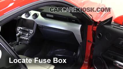 See more on our website. Interior Fuse Box Location: 2015-2019 Ford Mustang - 2015 Ford Mustang EcoBoost 2.3L 4 Cyl. Turbo