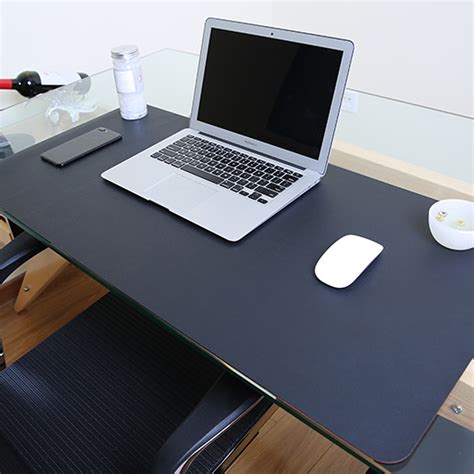 Multifunction Business Pvc Leather Mouse Pad Keyboard Pad Table Mat