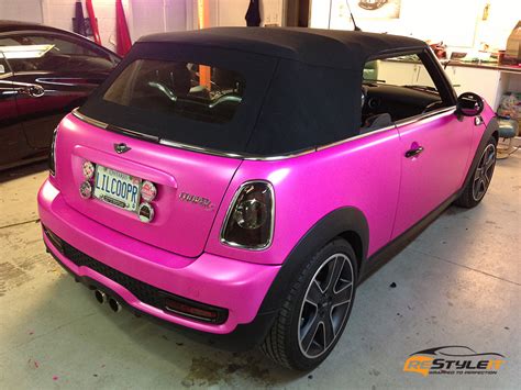 Hot Pink Lilcoopr Vehicle Customization Shop Vinyl Car