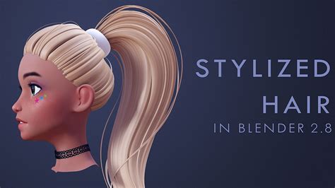 How To Model Hair In Blender Easy Workflow Even For Beginners Stylized Hair Blender Hair