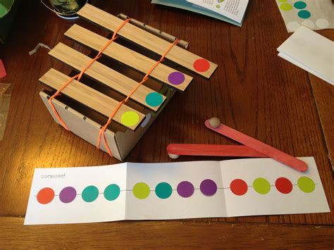 Xylophone Craft Template