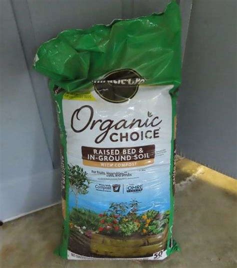 Miracle Gro Organic Choice Raised Bed And In Ground Soil Gc5 Auctions