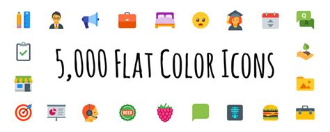 Top 50 Free Flat Icon Sets For Ui Design