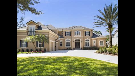 Luxury Homes Bay Hill Gated Waterfront Estate Orlando Florida Youtube