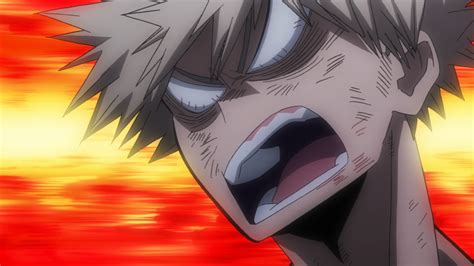 Katsuki is a student at ua attending in the hopes of becoming a professional hero. Image - Katsuki Bakugo angry with Izuku.png | Boku no Hero ...