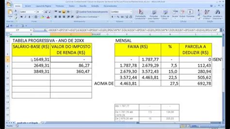 Calculadora Imposto De Renda Salario Integral Tax Tables