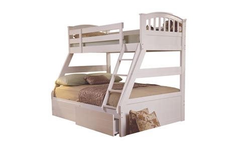 This type of bunk bed is perfect for kids who have a wide gap in. Sweet Dreams Epsom Wooden Three Sleeper Bunk Bed ...