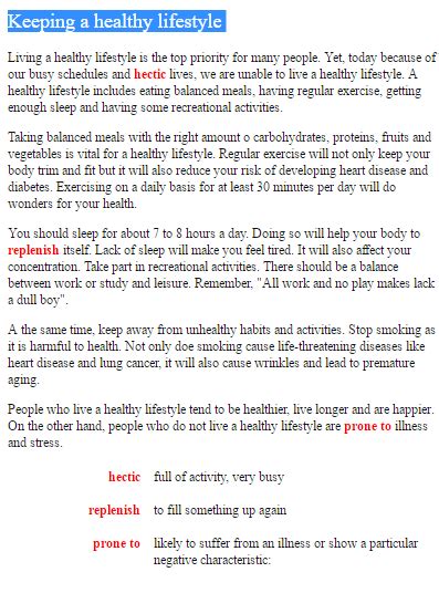 Essay About Life Style - Changes of Lifestyle for Young ...
