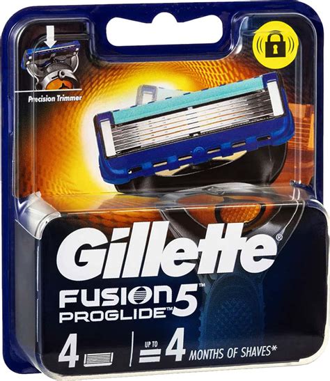 buy gillette fusion proglide flexball manual shaving razor blades packet of 4 cartridge online