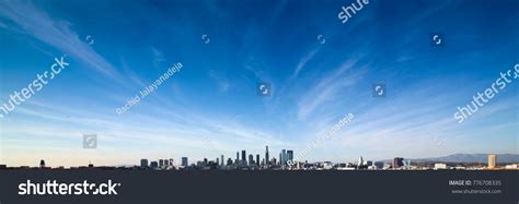 Los Angeles Downtown Skyline Blue Sky Stock Photo 776708335 Shutterstock