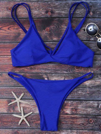 High Leg Strappy Bikini Set In 2019 Swimsuits Bikini Swimwear Swimwear