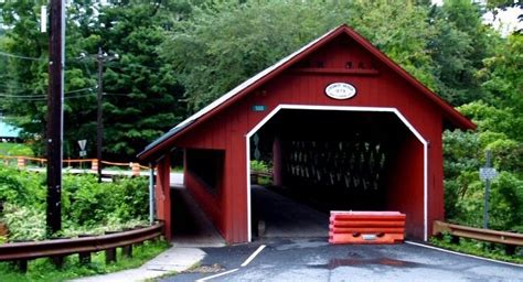 The Creamery Covered Bridge Built In 1879 Is A 80 Foot