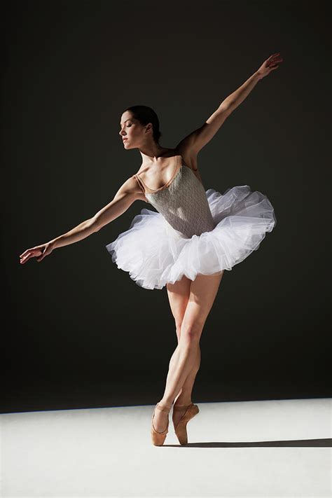 Classical Ballerina On Point By Nisian Hughes