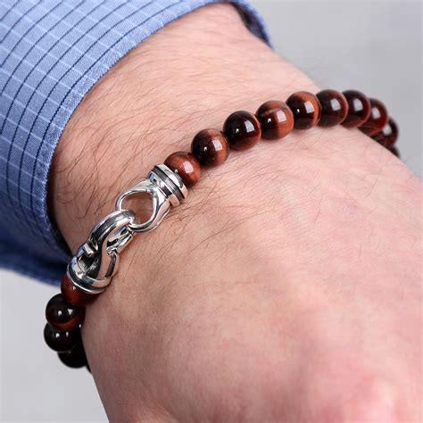 Men S Tiger Eye Bracelet Ben Bridge Jeweler