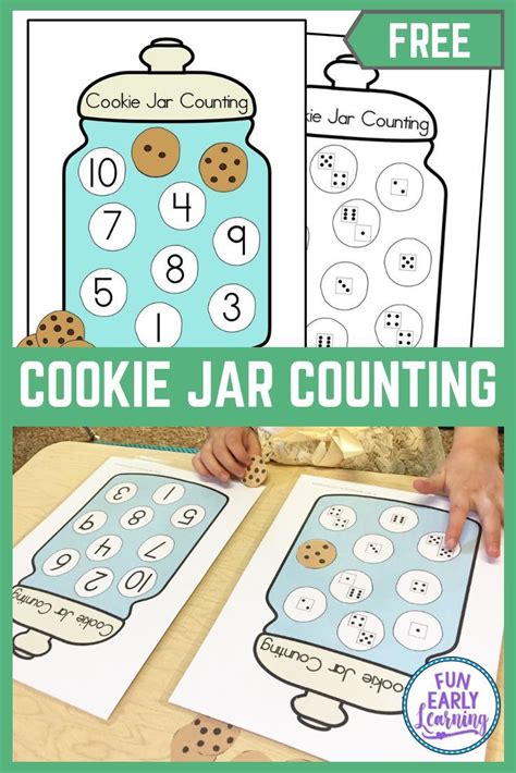 Cookie Jar Counting Free Printable Fun Numbers Activities For