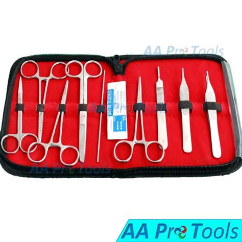 Basic Dissecting Kit Pieces Veterinary Surgical Instruments Surgery
